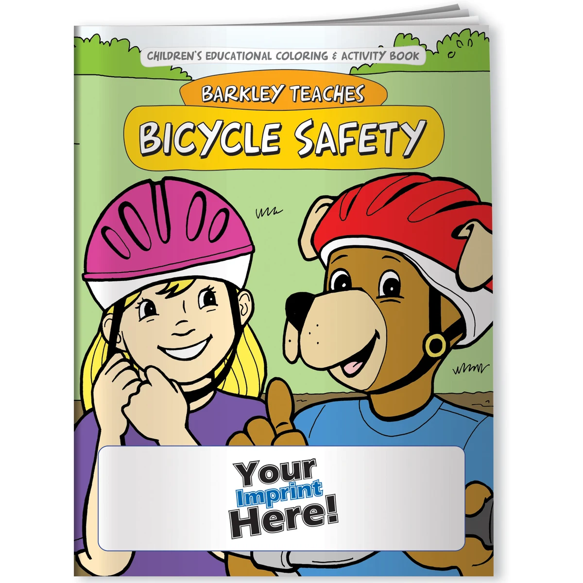 Coloring Book - Barkley Teaches Bicycle Safety 1
