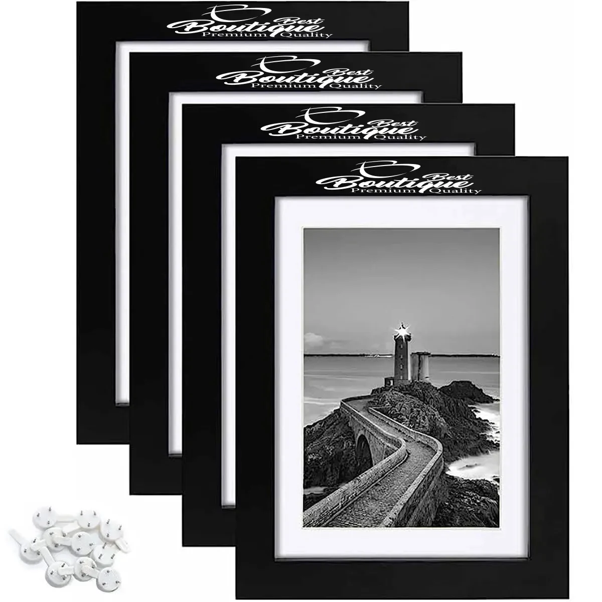 5 x 7 USA Wall & Table Mounting black gallery Picture frame 1
