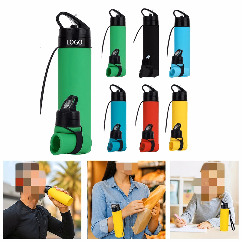 Collapsible Travel Water Bottle 20oz