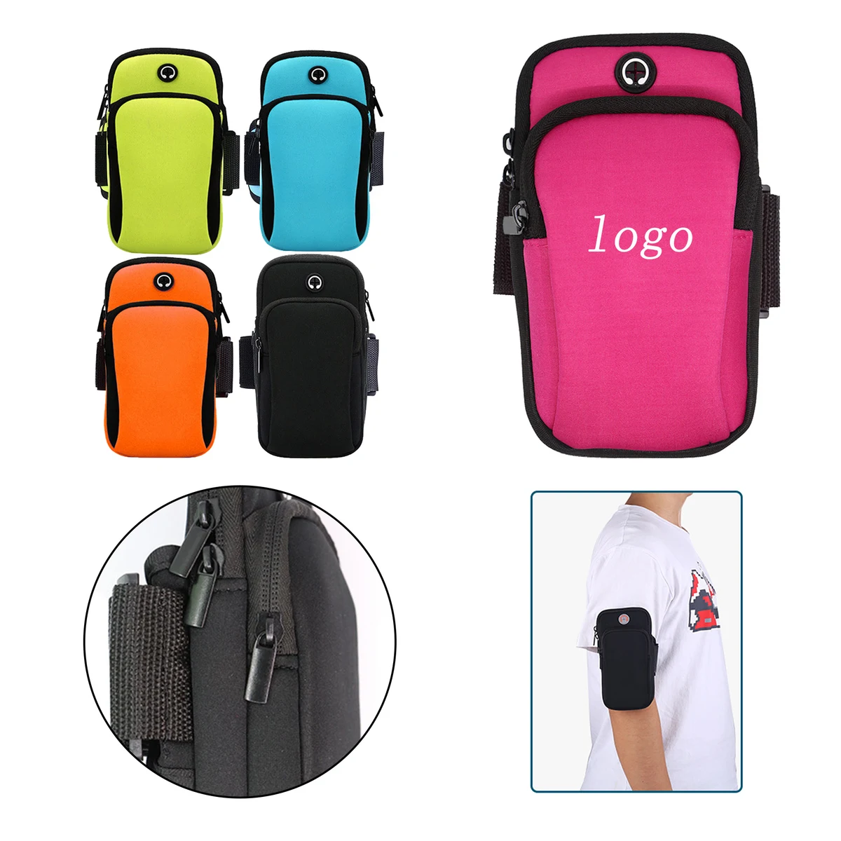 Running Fitness Waterproof Multi-Functional Arm Bag 1