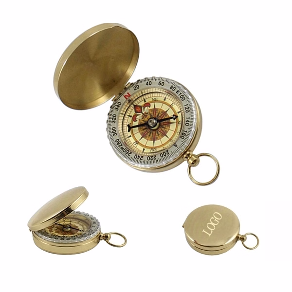 Rush Service MOQ 100pcs Antique Hiking Compass