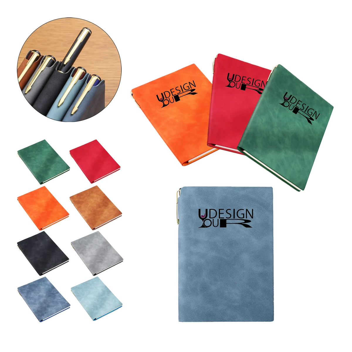 A5 Soft Leather-Bound Multi-Purpose Notebook 1