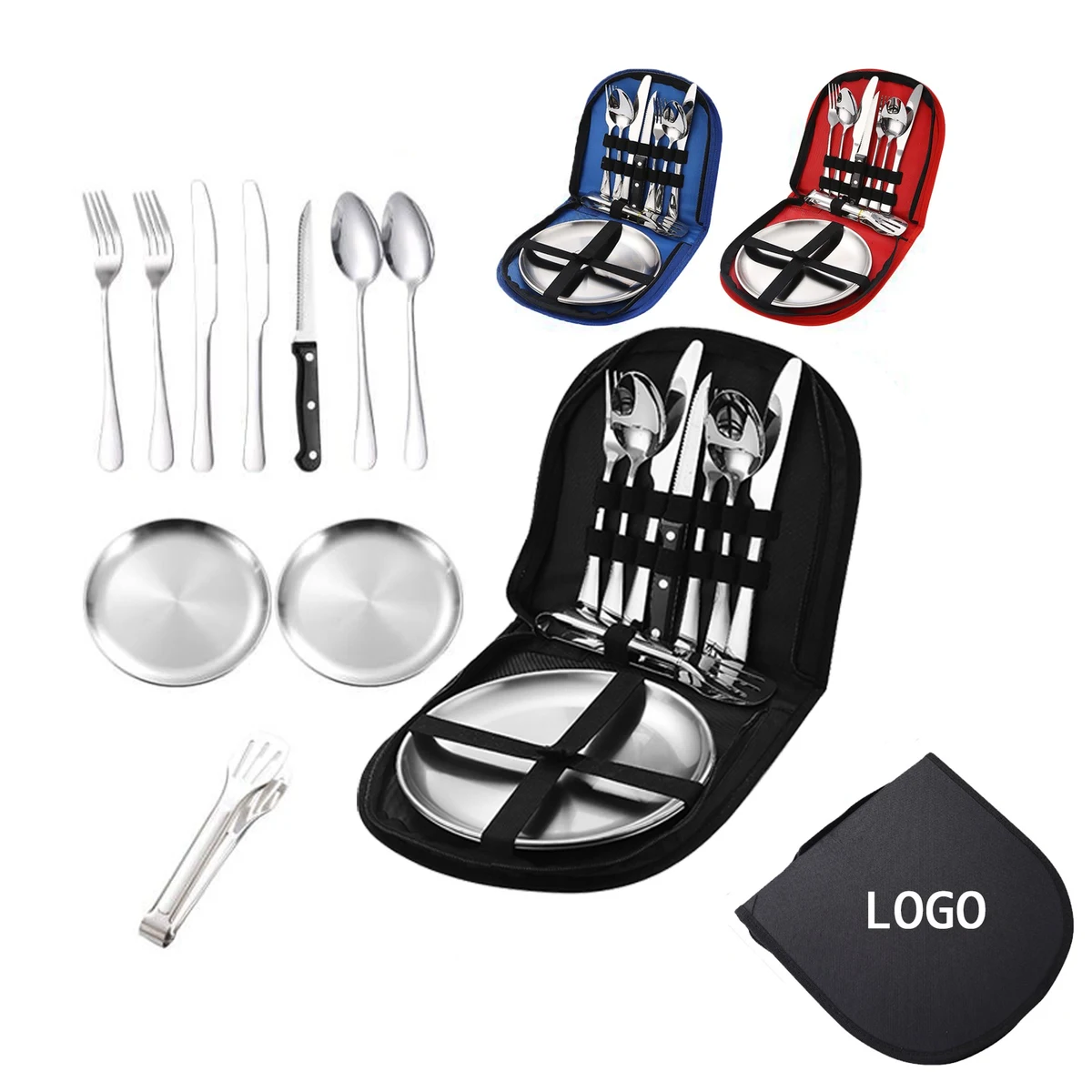 Stainless Steel Flatware Portable Set 1