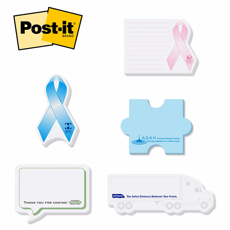 Post-it® Custom Printed Notes Shapes — Jumbo -