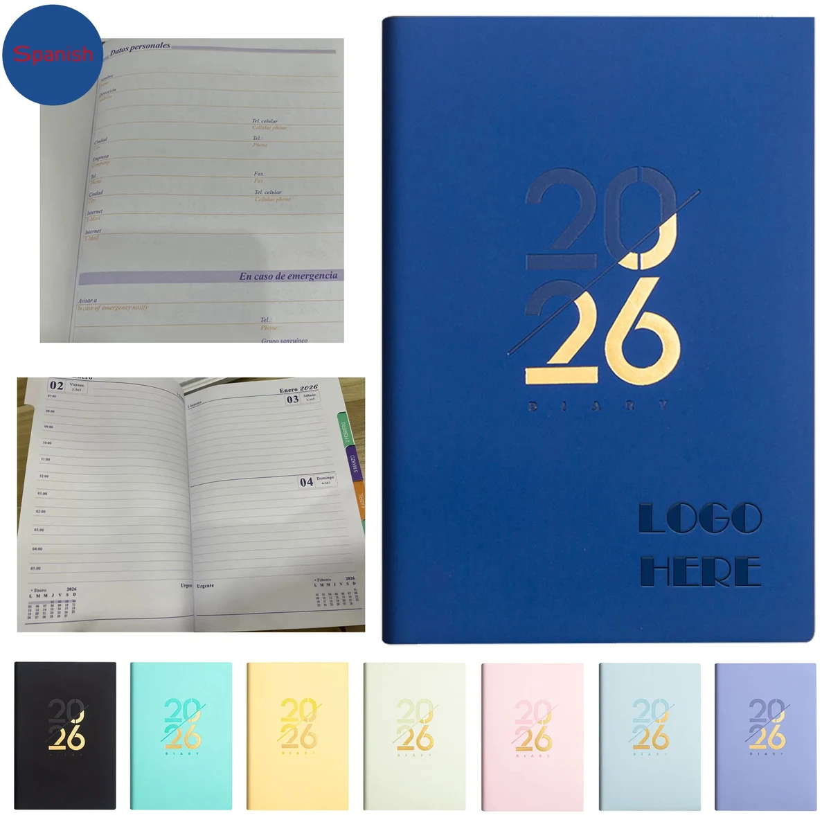 Soft Cover 2026 Spanish Productivity Planner 1