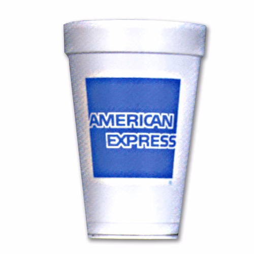 White Styrofoam Coffee Cup 16 oz. Tall