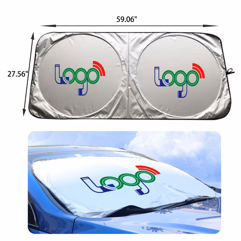 MOQ 30 PCS Durable Foldable Car Sun Shade