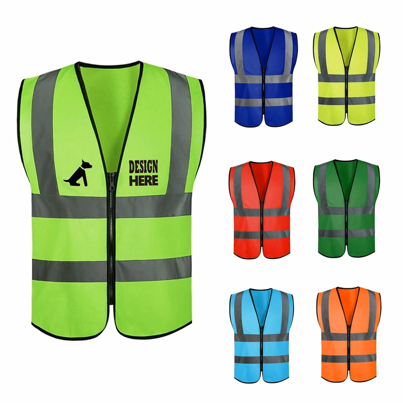 Unisex High Visibility Reflective Safety Vest