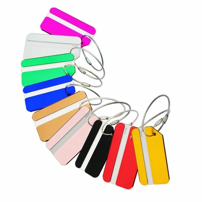Aluminum Luggage Tag 1