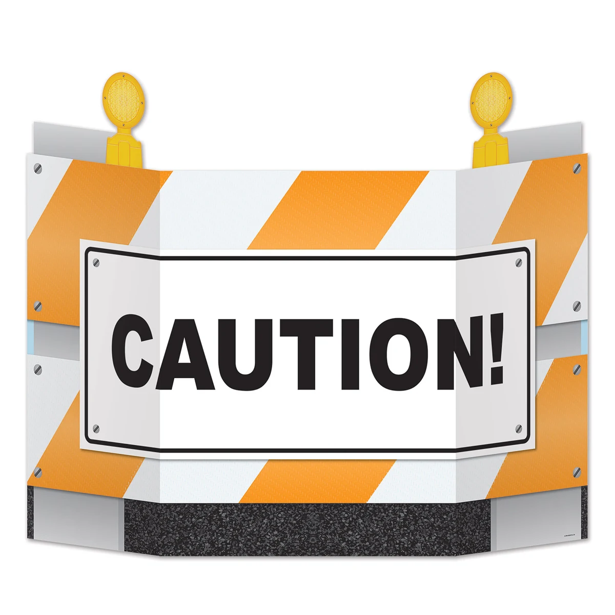 Construction Barricade Stand-Up 1