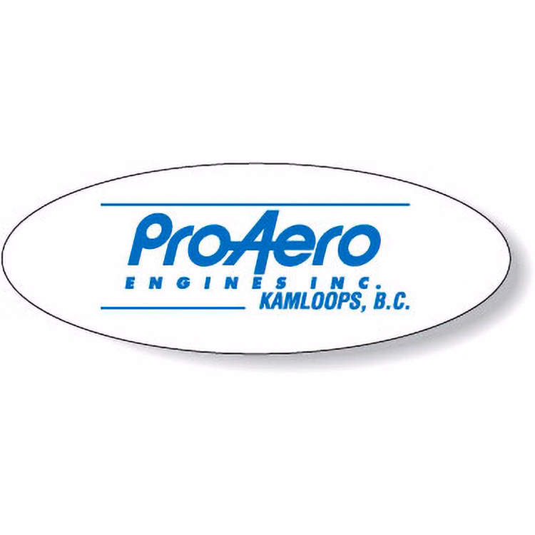 White Gloss Polypropylene Stock Oval Roll Labels (1.5"x4")