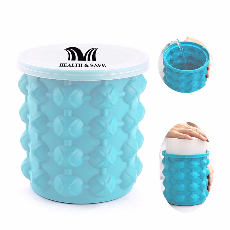 Round Silicone Ice Bucket