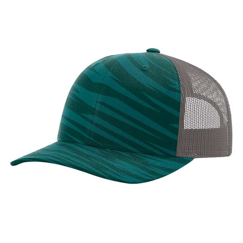 Sublimation 6 Panel Mesh Back Cap - High, Medium, Or Low Crown
