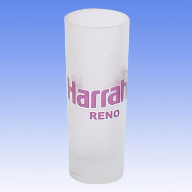 2.25oz Shooter Glass "Light Blue Frosted"