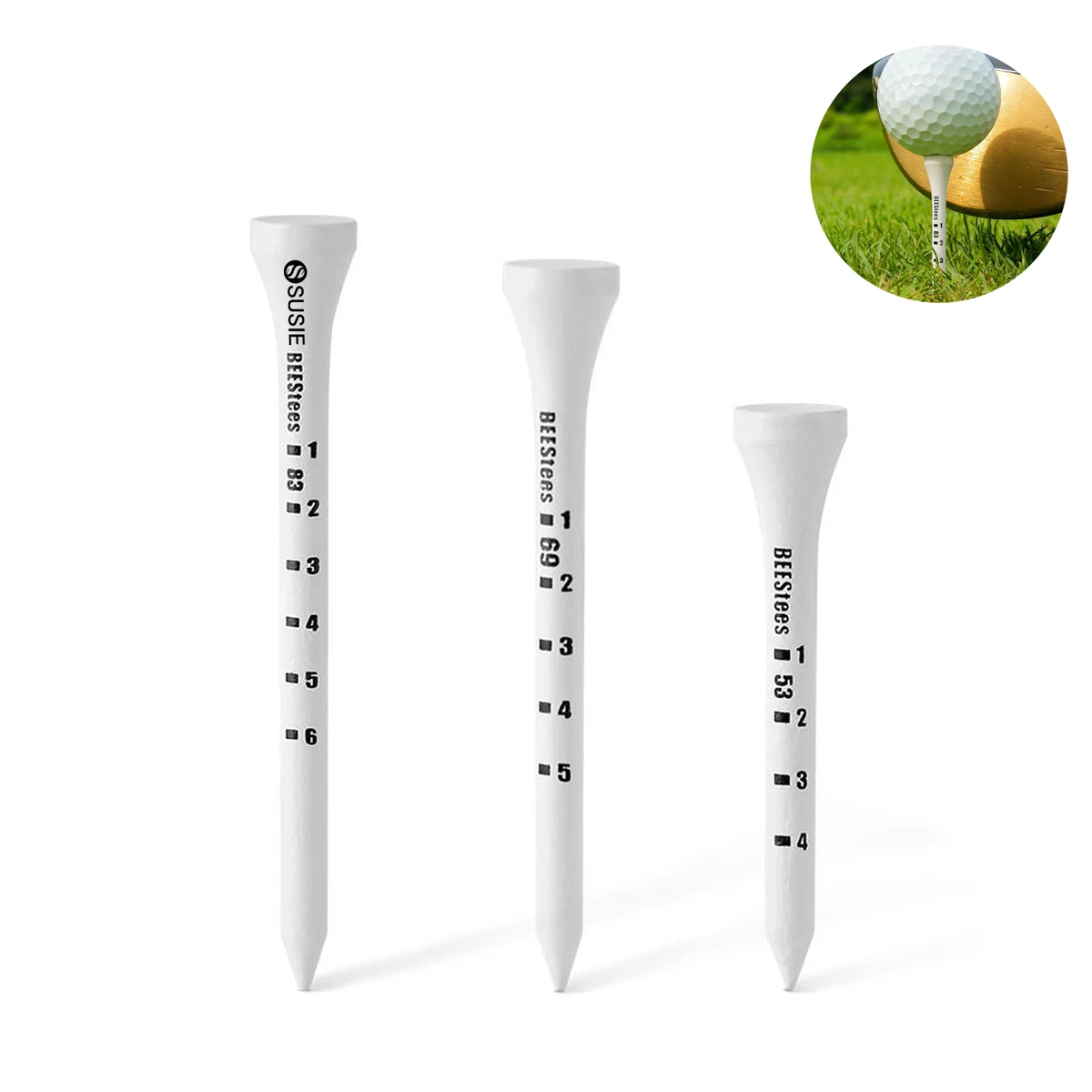 Less Friction Golf Tees 1