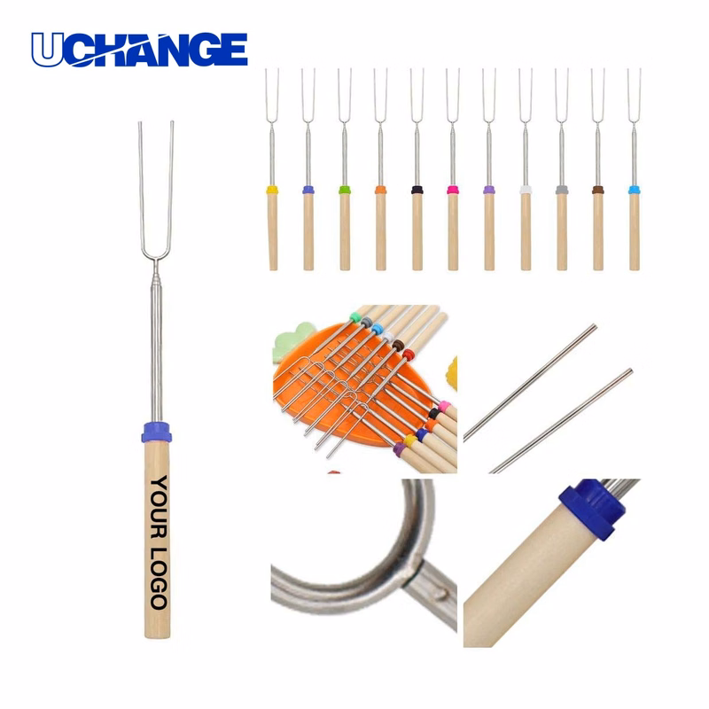 Durable Stainless Steel Telescopic BBQ Fork