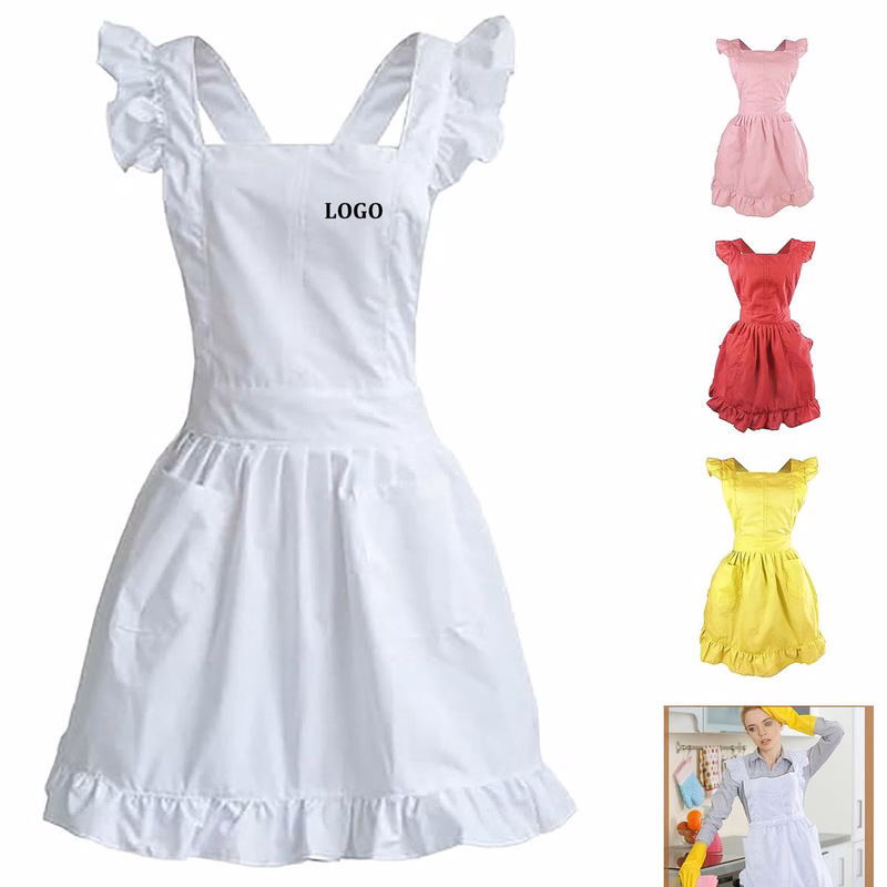 Ruffled Vintage Maid Apron