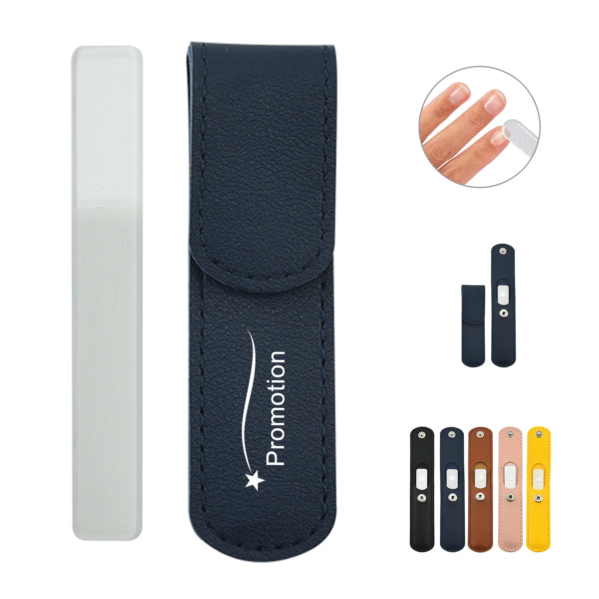 Glass Nail File With Pu Case 1