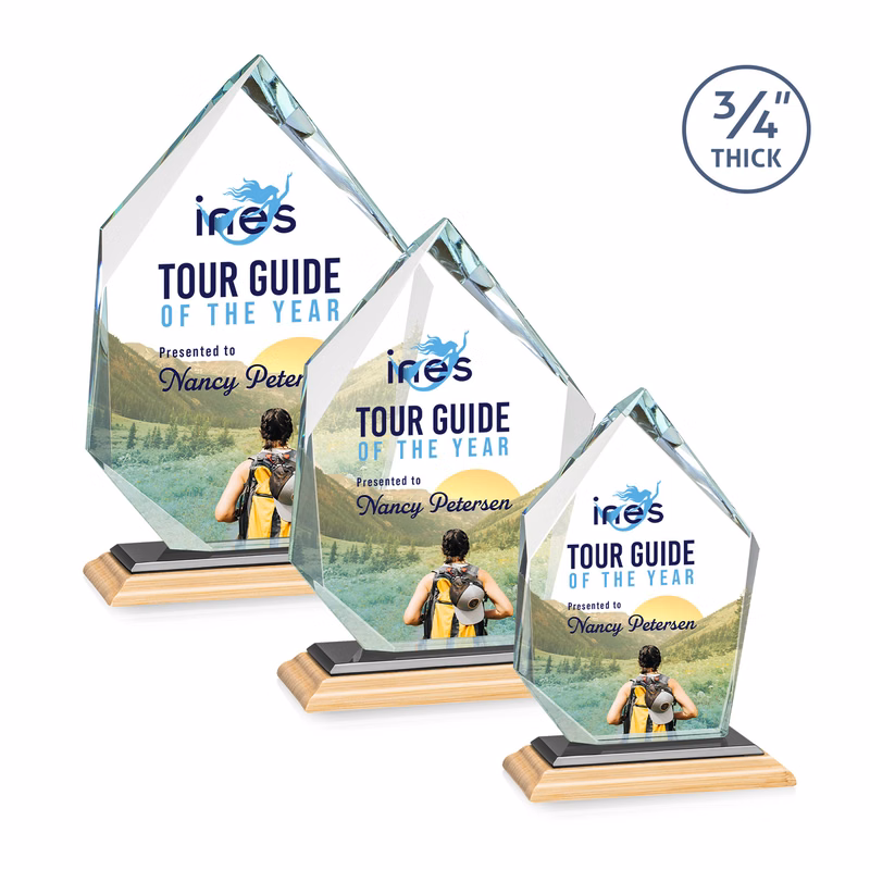 Deerhurst Ice Peak VividPrint™ Award - Bamboo/Black