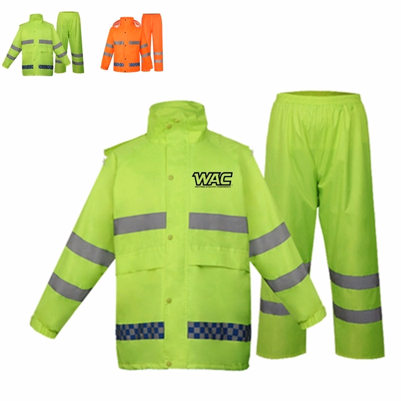 Reflective Raincoat with Pants