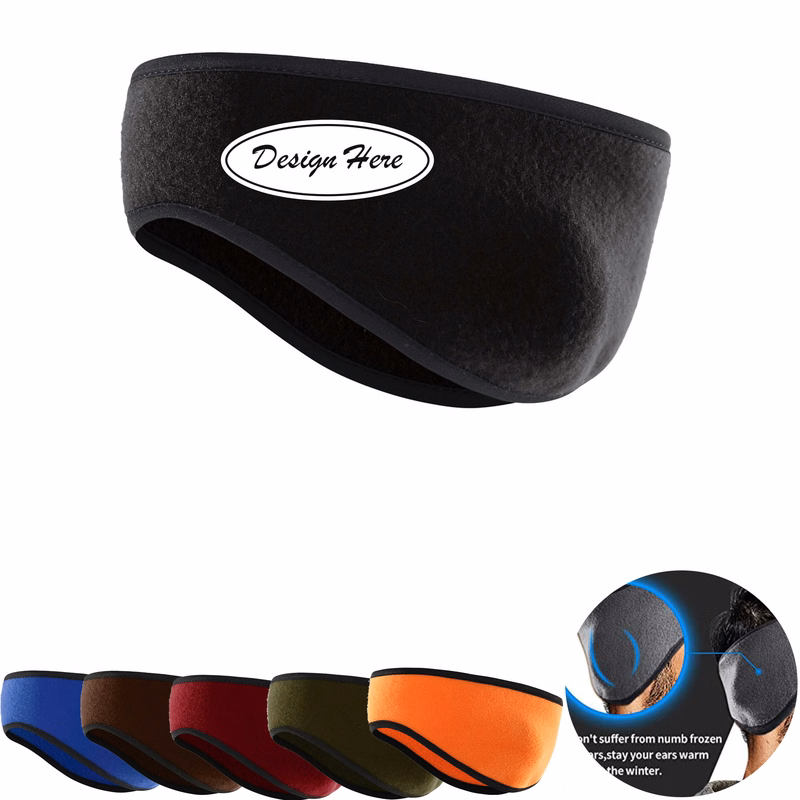Winter Fleece Ear Muffs for Men & Women, Warm Ear Warmer Headband