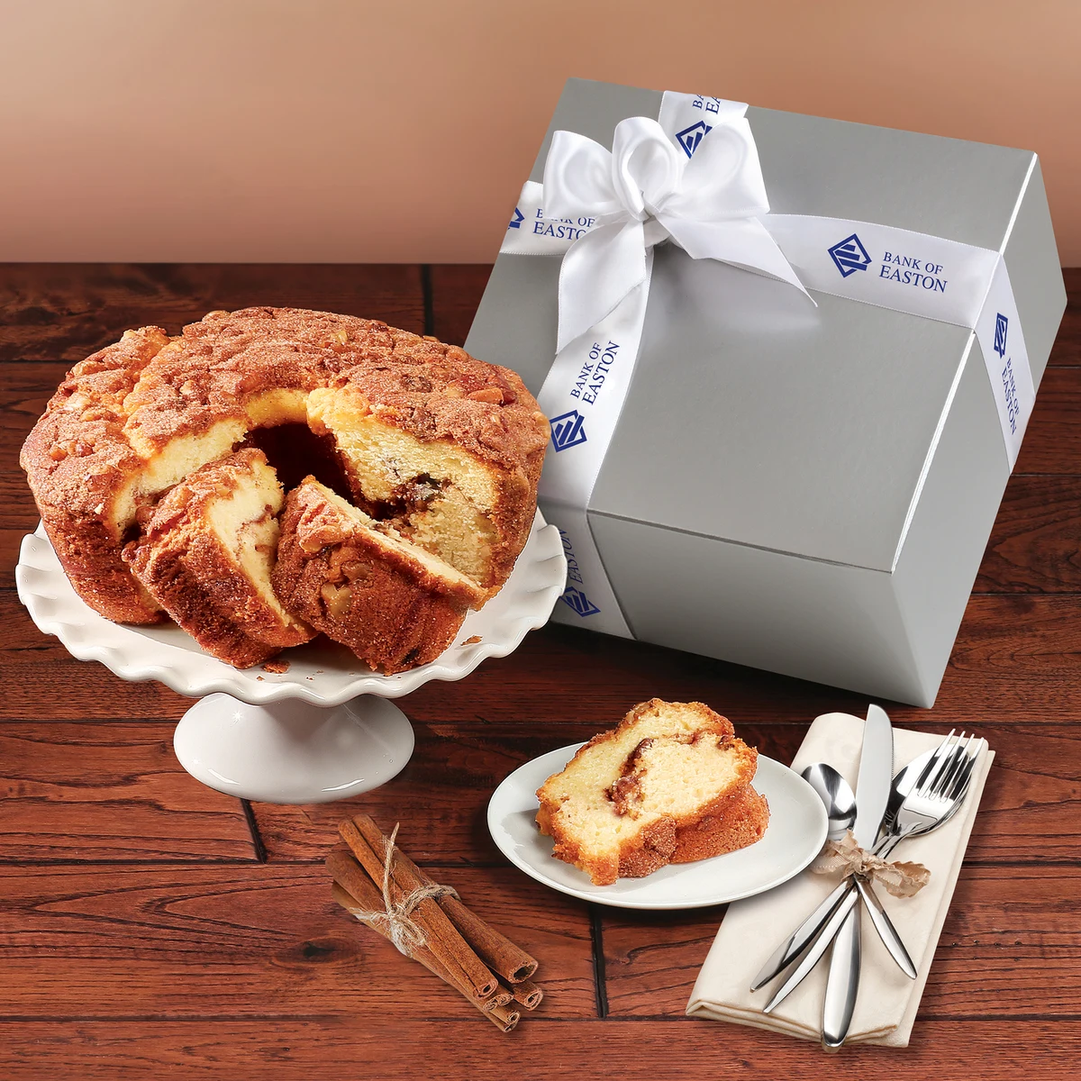 Cinnamon Walnut Coffee Cake 1