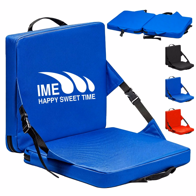 Portable Folding Outdoor Cushion With Backrest Chair