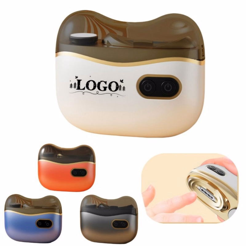 Type-C Rechargeable Electric Nail Clipper With LED Light And Debris Storage