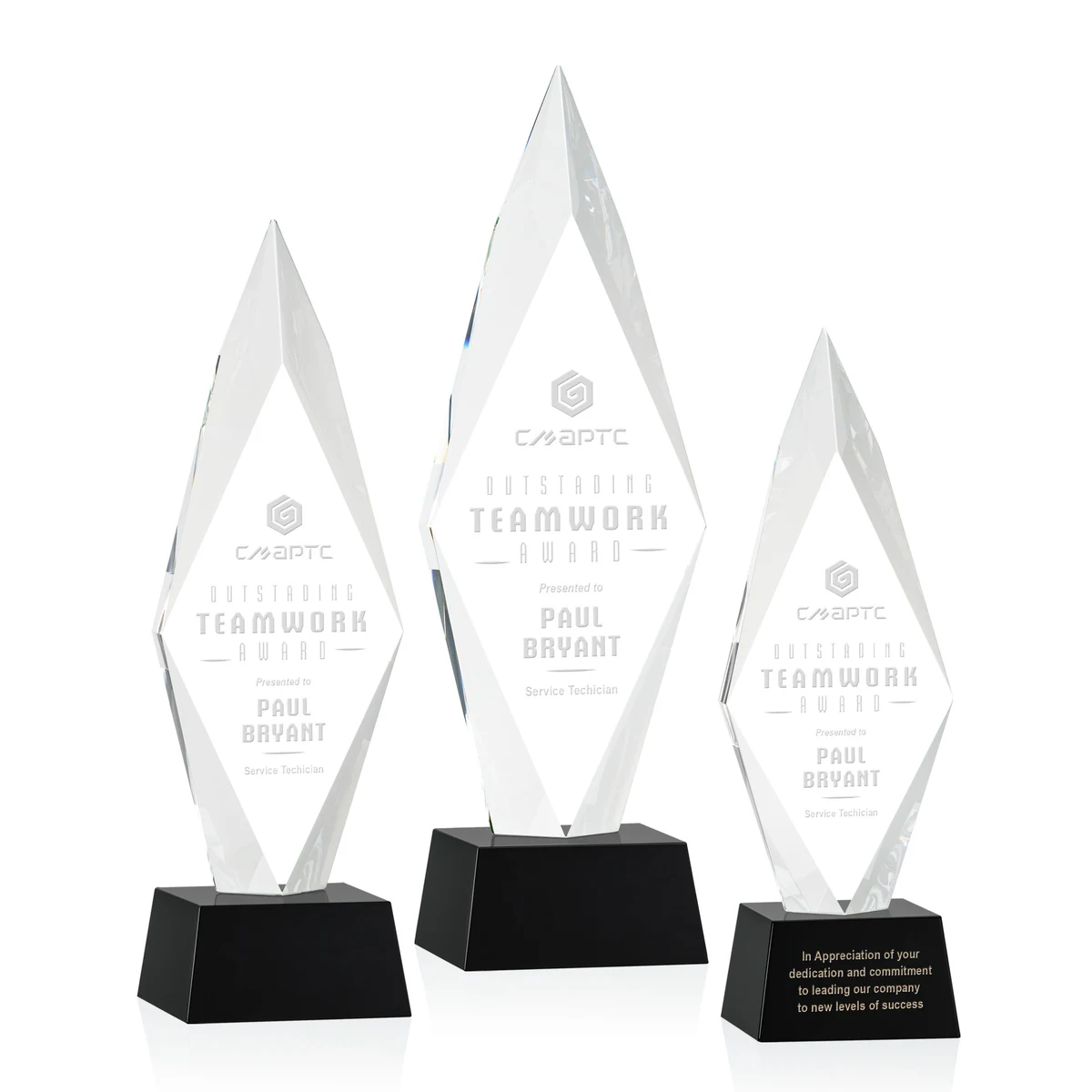 Manilow Award on Robson Base - Black 1