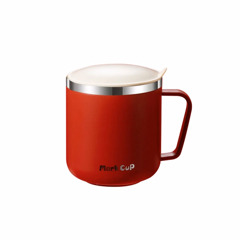 13 oz Insulated Coffee Mug with Handle and Lid