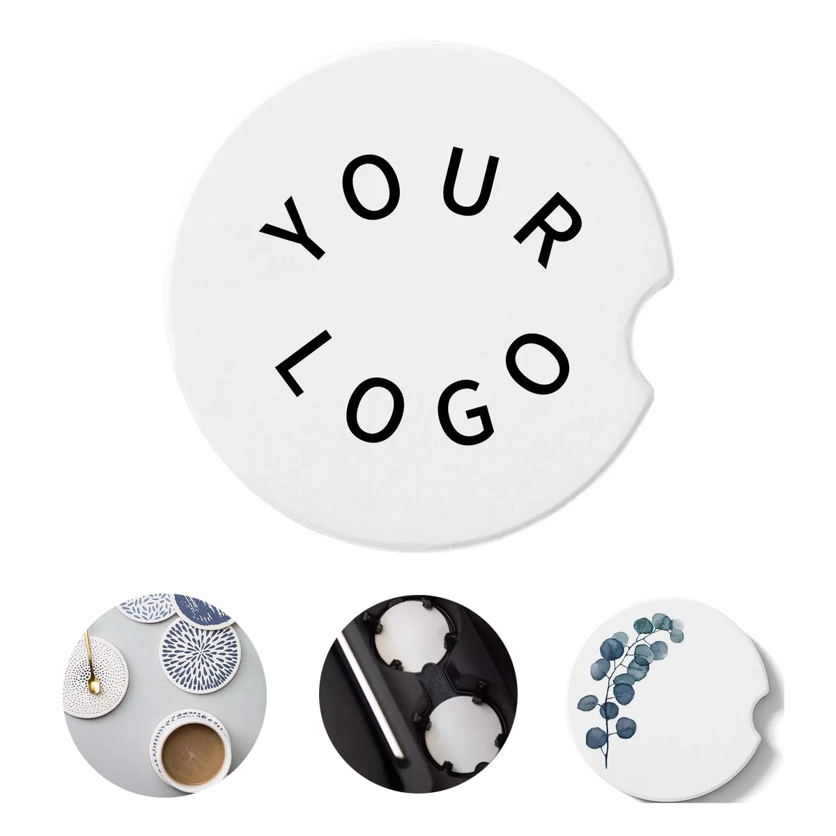 Durable Ceramic Coaster for Vehicle Use 1