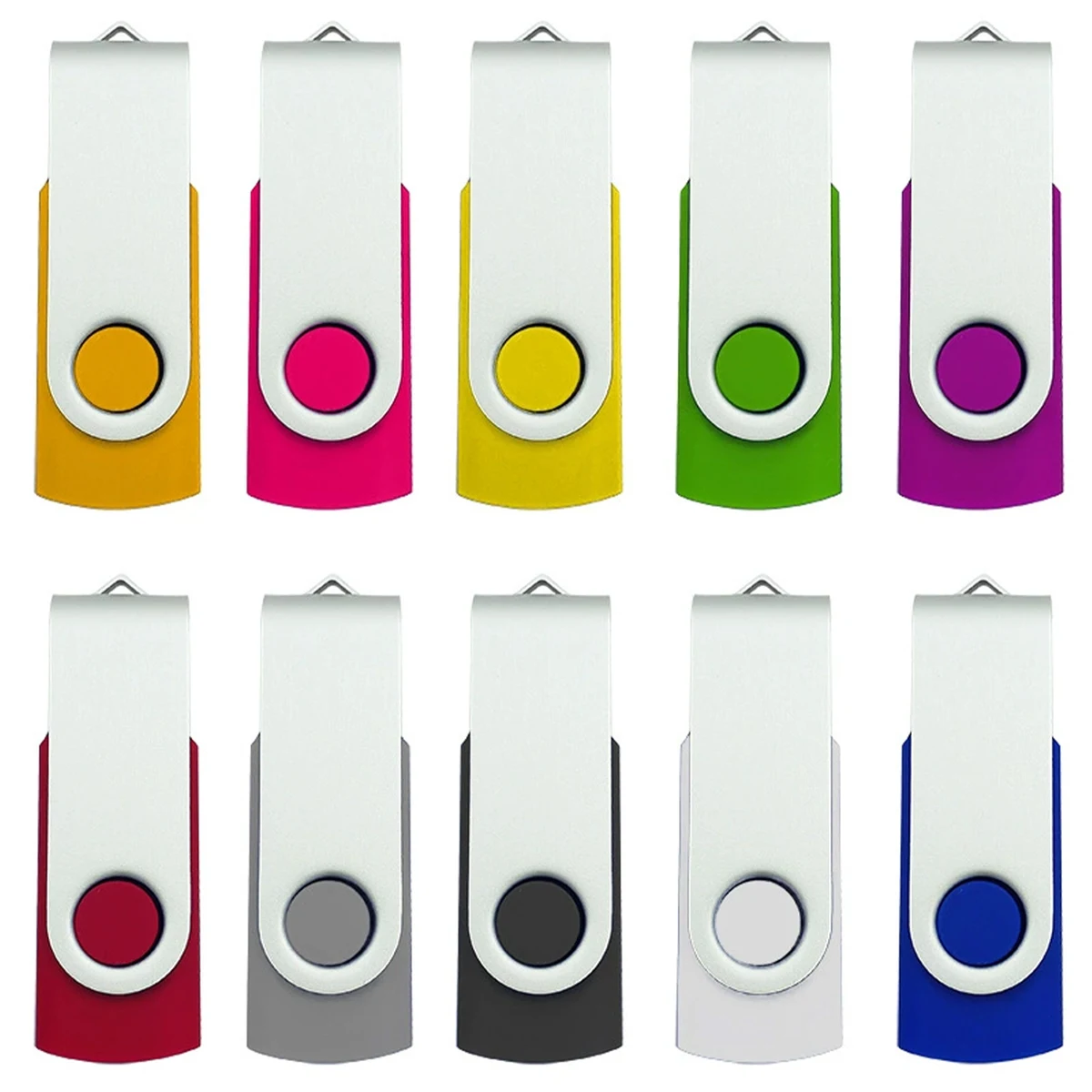 2GB USB Flash Memory Rotate Stick Drive 1