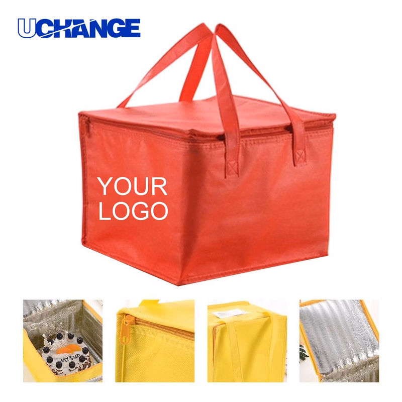 Customizable Insulated Lunch Bag Cooler 11 x 11 x 7.1 Inches for Eco-Friendly Use