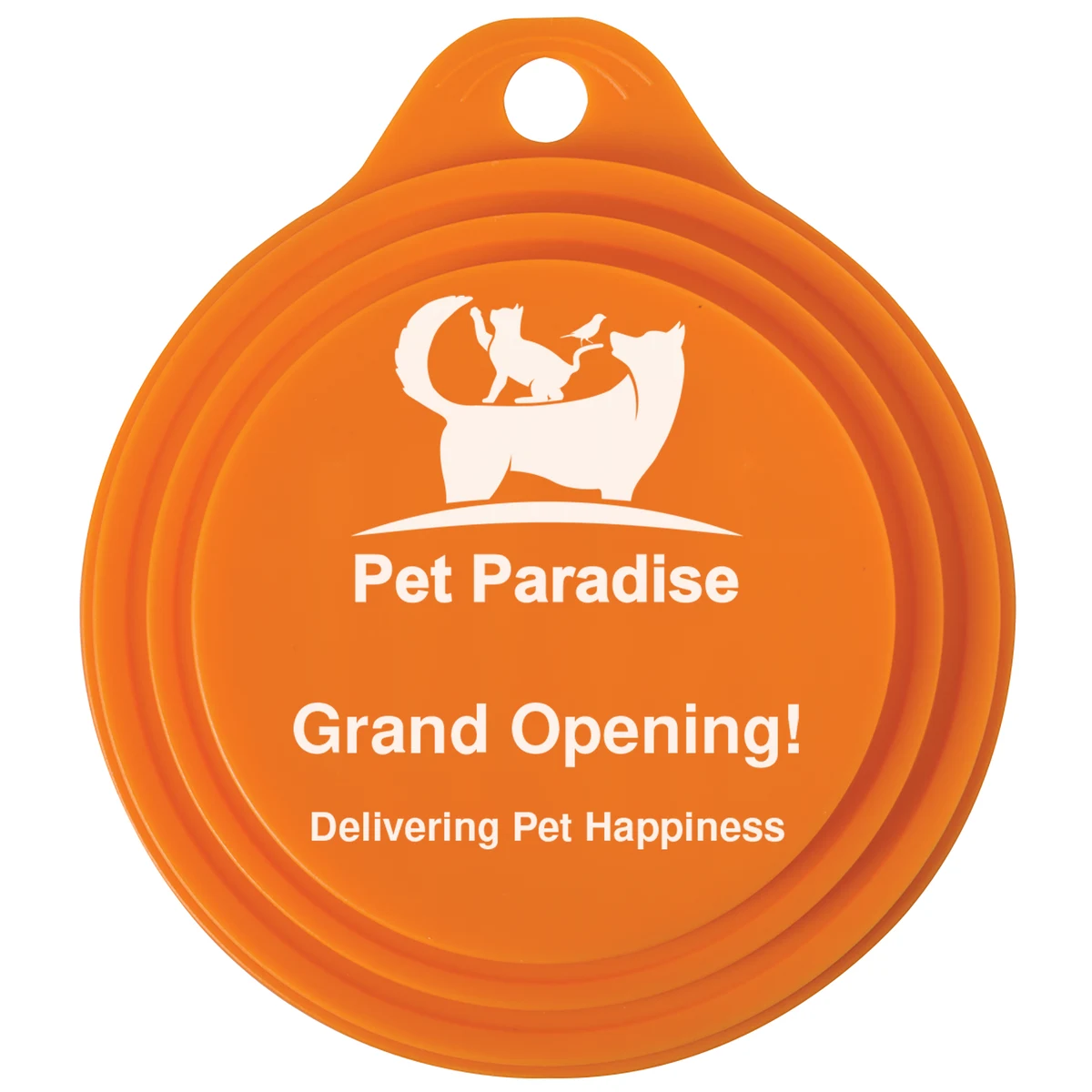 Orange Pet Canned Food Lid (3.375" x 0.5") 1