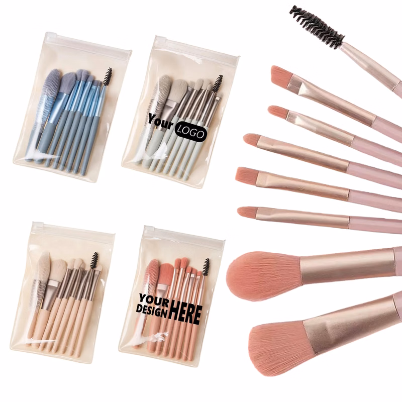 Complete 8-Piece Makeup Brush Kit