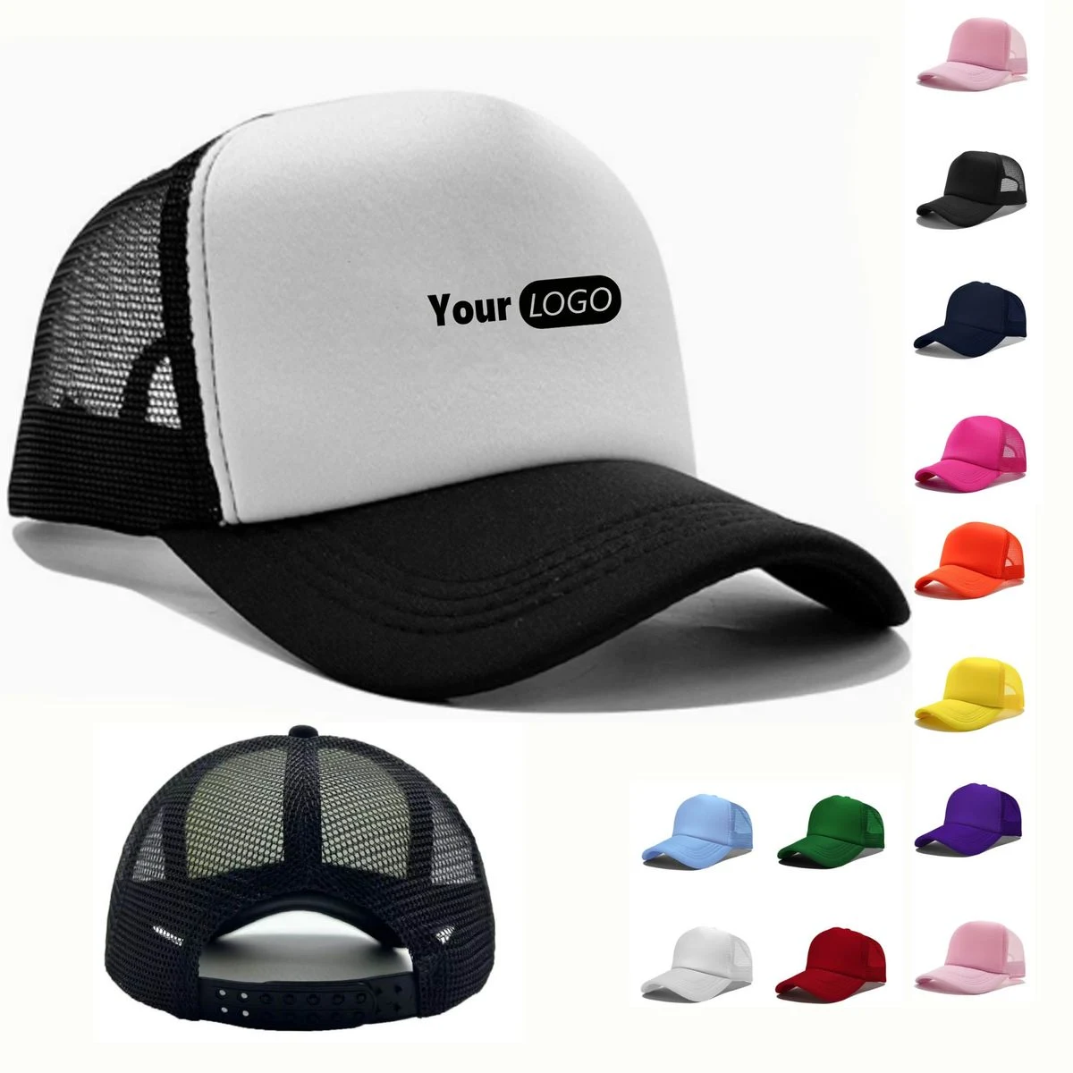 Adjustable Mesh Baseball Cap Outdoor Sun Protection Hat 1