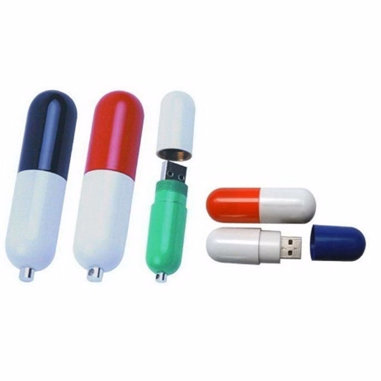 2 GB Pill Shape USB Drive