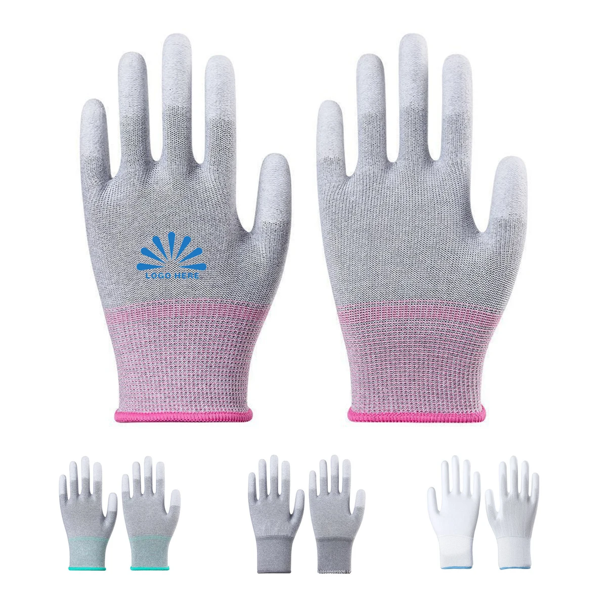 Carbon Fiber Anti-static Coated Labor Protection Gloves 1