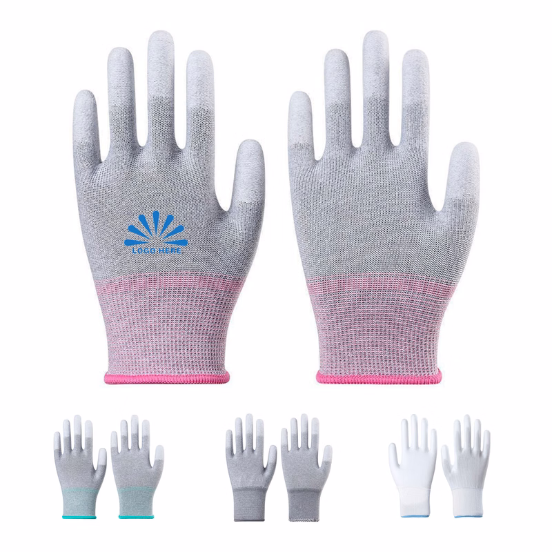 Carbon Fiber Anti-static Coated Labor Protection Gloves
