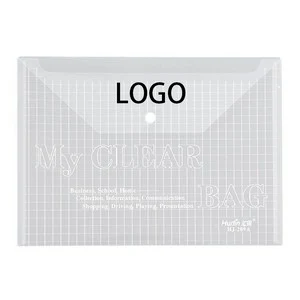 A4 Waterproof Plastic Button Folder 1