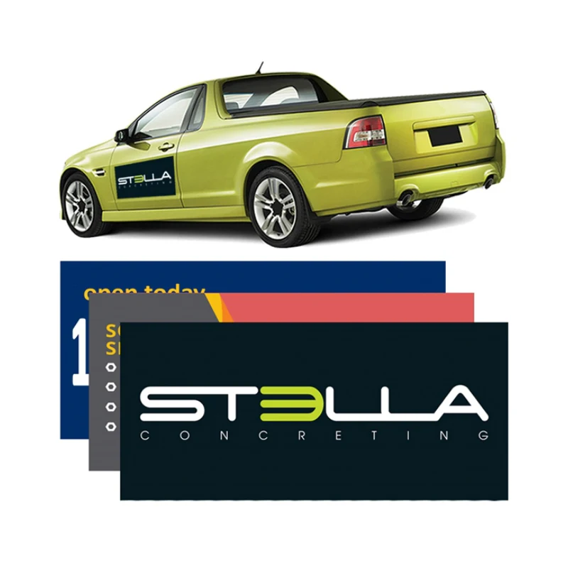 Car sign / Outdoor flexible Magnet, custom magnet with logo imprint 1