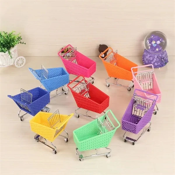 Kids' Mini Metal Shopping Cart Toy 1