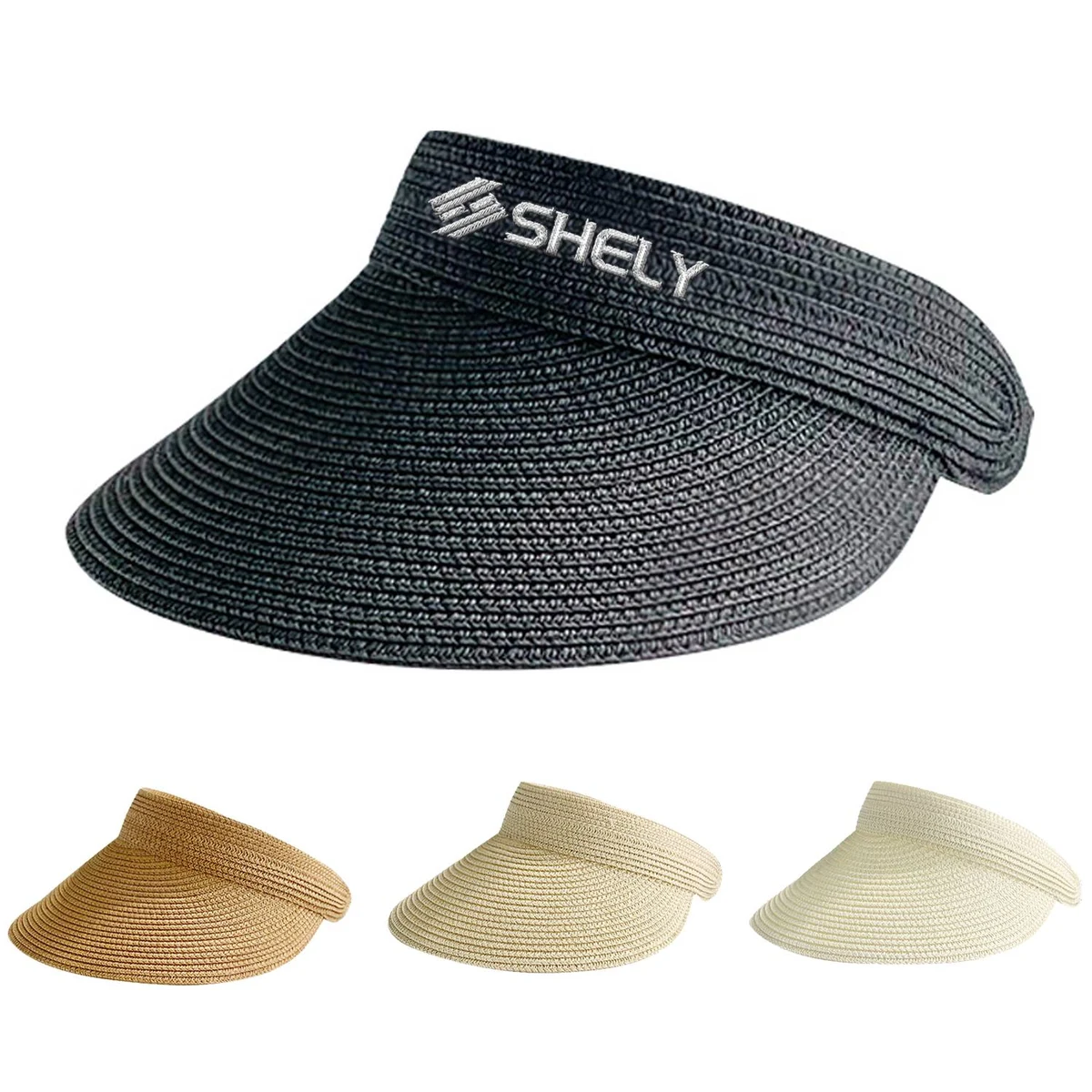 Women Roll Up Sun Visor Hat 1