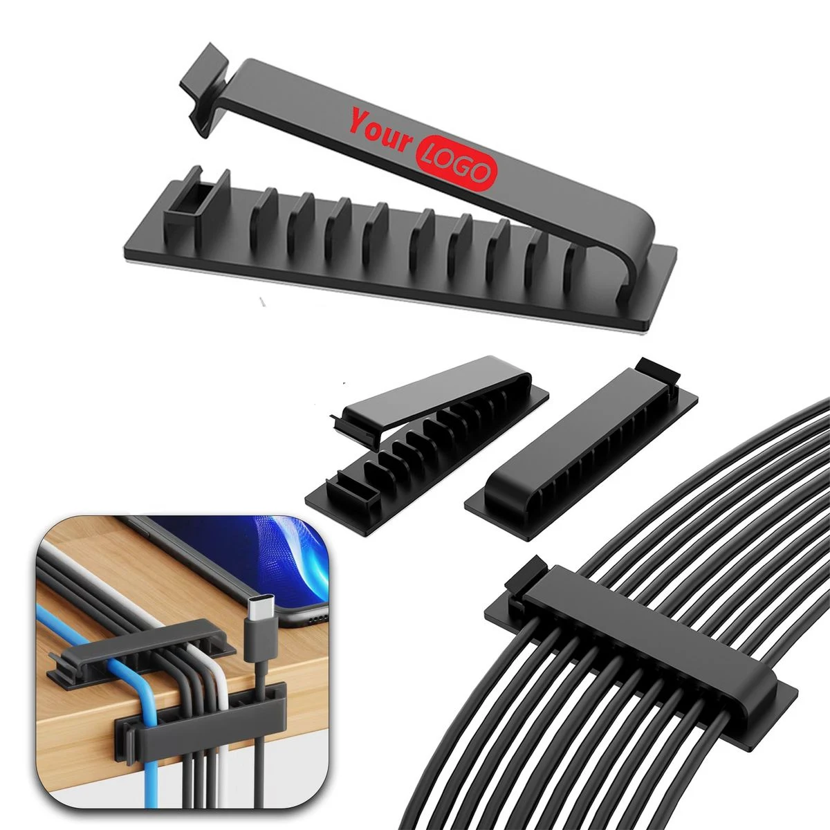 Multi Slot Wire Manager Charger Cable Organizer 1