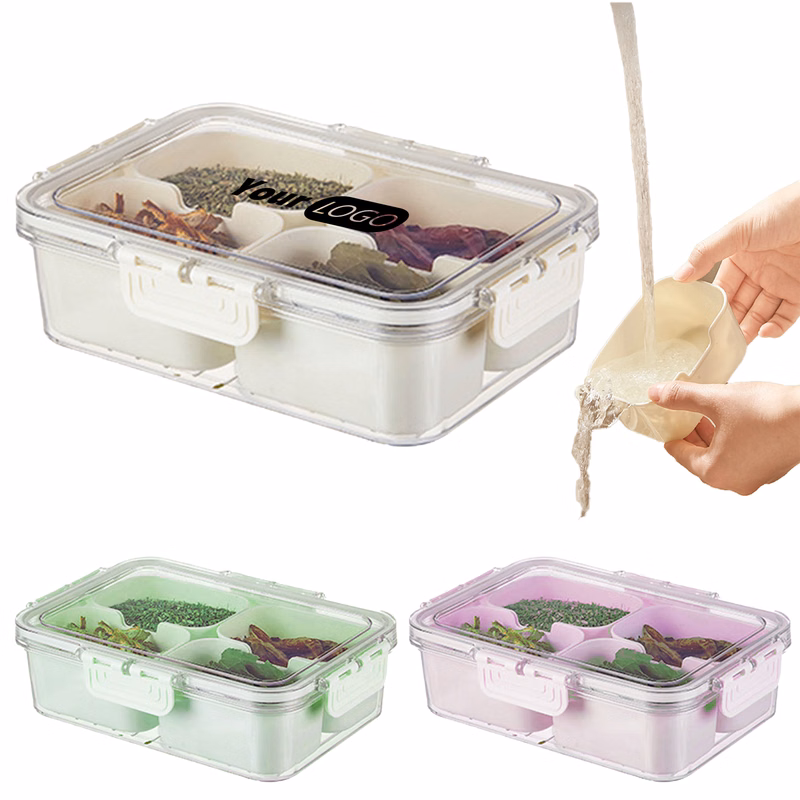 Polypropylene Large Capacity Eight Compartment Fresh-Keeping Box