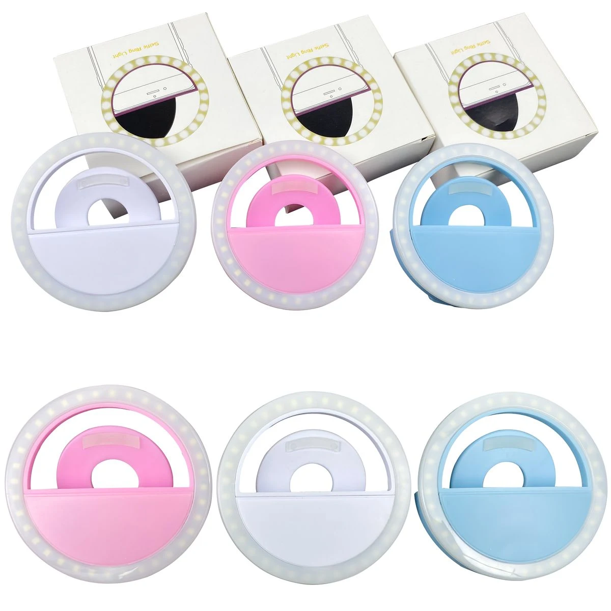 Rechargeable 36 LED Mobile Round Selfie Ring 1