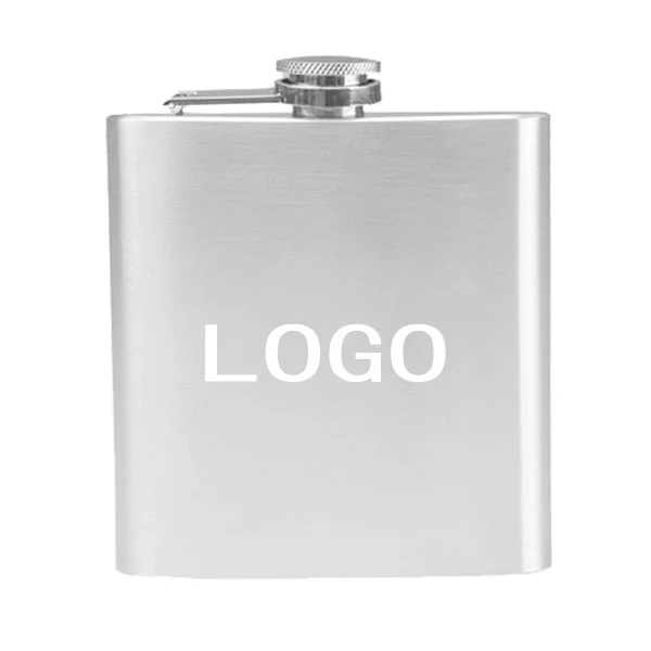 6 oz. Stainless Steel Hip Flasks 1