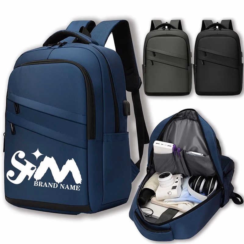 20 L Waterproof Business Laptop Usb Charging Travel Backpack