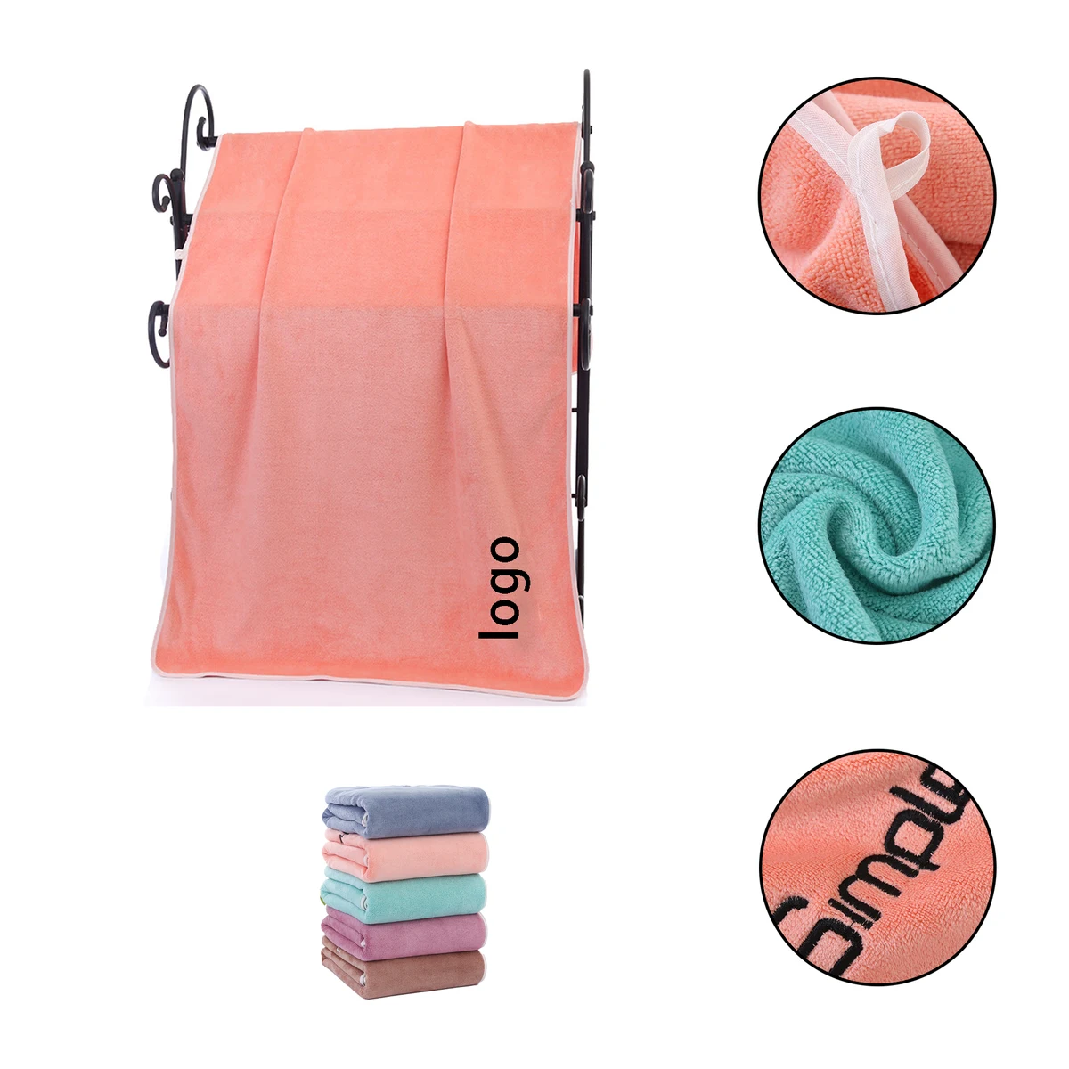 Microfiber Beach Swimming Pool Bath Towel 1