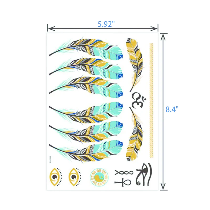 Waterproof Temporary Tattoos Stickers 1